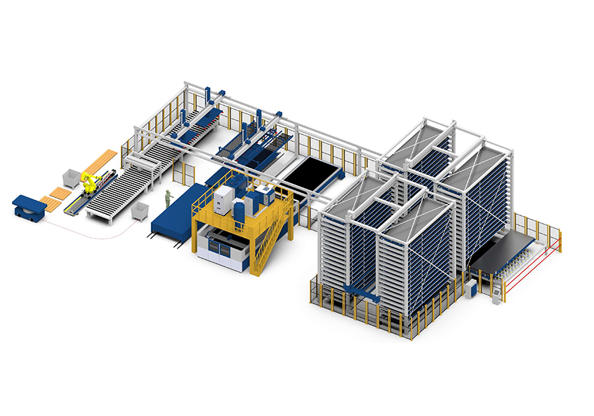 2X2-ARW+ALFSort分拣+堆垛机器人+AGV